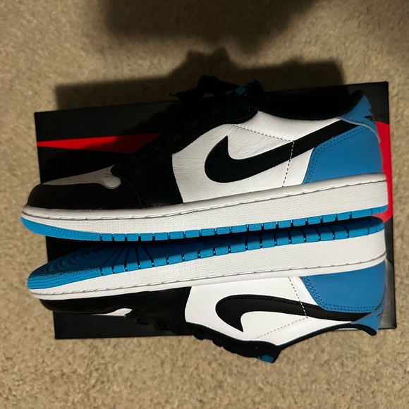 Jordan 1 Powder Blue Low Size 8 Mens / Womens 9.5 - Picture 1 of 7